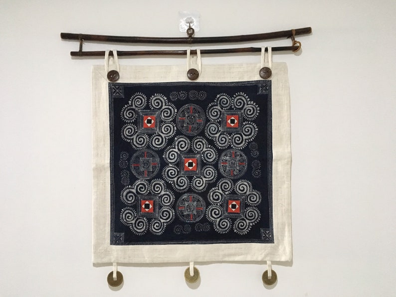Tribal Wall Hanging Ethnic Handmade Tapestry Boho Hemp Wall Etsy