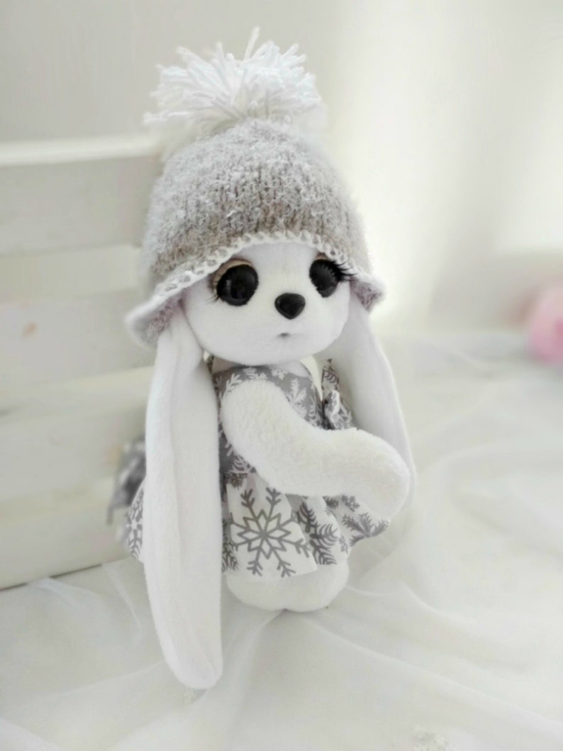 Teddy Bunny OOAK teddy rabbit easter bunny teddy plush bear in clothes teddy Artist bunny toy ooak handmade teddy gift for baby Easter decor
