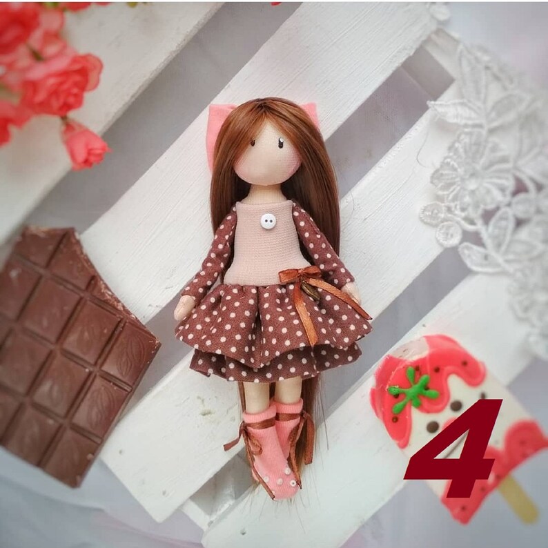 Doll Keychain Doll on the bag Dolls doll accessories 7 inch Etsy