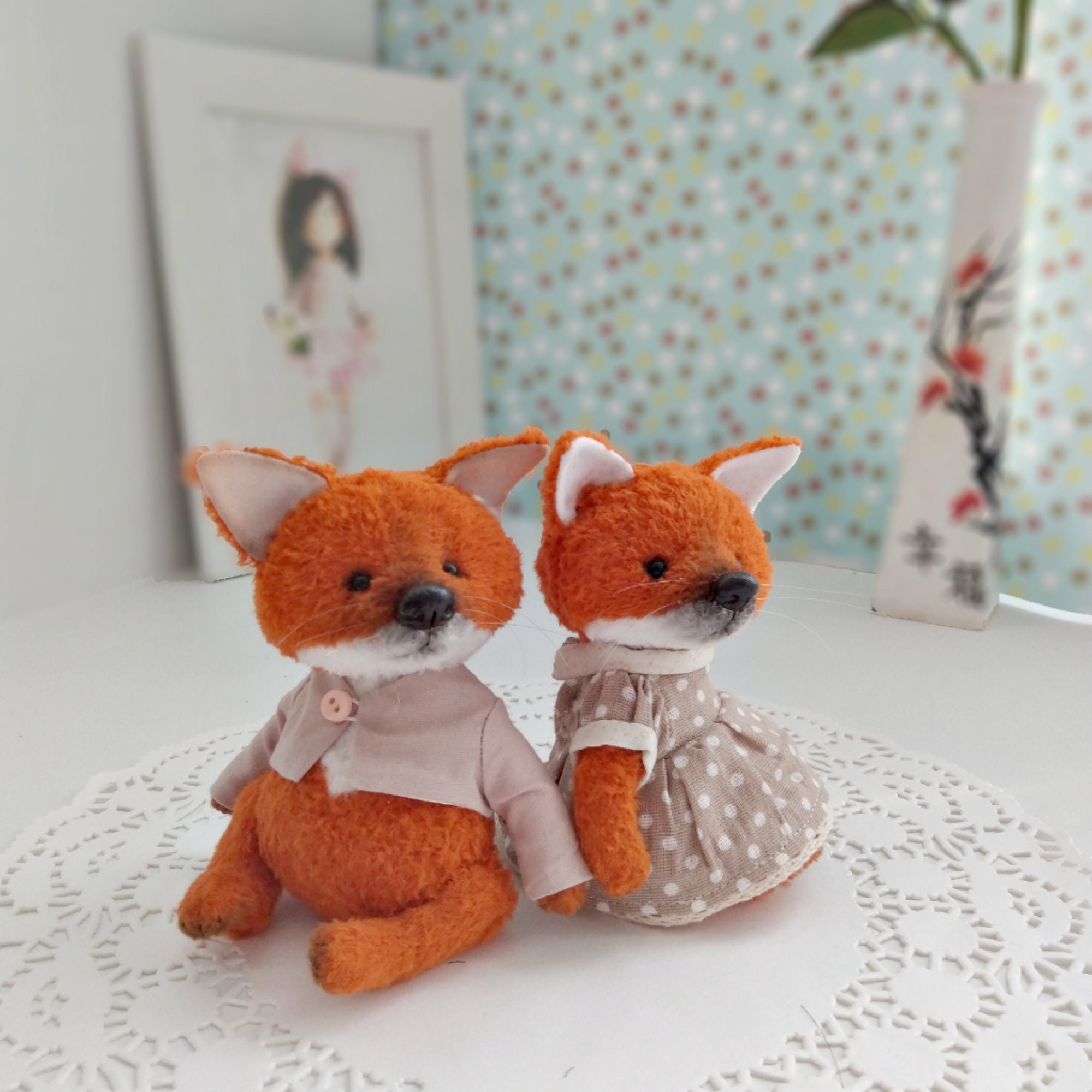 mini woodland stuffed animals