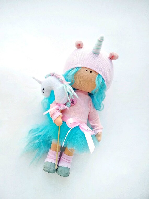 handmade unicorn doll