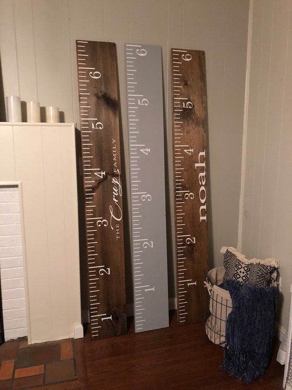 Wooden Growth Chart Local Pick Up Only Etsy