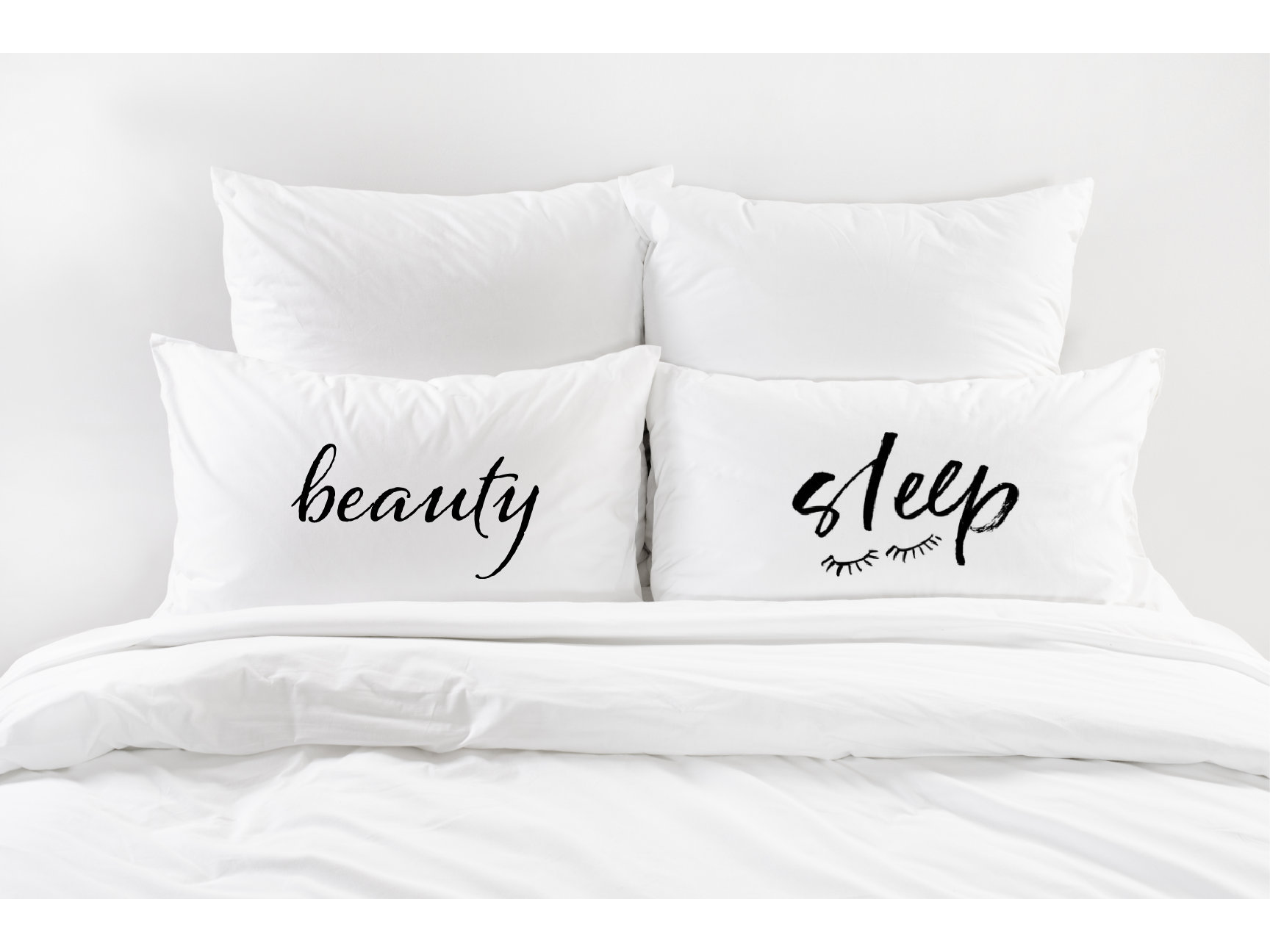 Beauty Sleep Pillow Case Pillowcases Custom Gift Girly Bedding Etsy