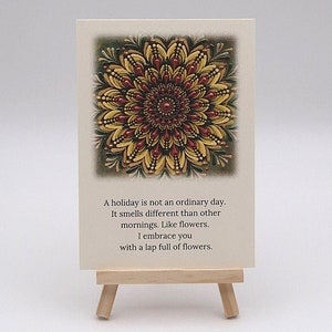 Set di 3. Abbraccia la bellezza di un nuovo giorno con la nostra incantevole cartolina mandala, con citazioni, da incorniciare, aggiungere ai segnalibri, messaggi sentiti.