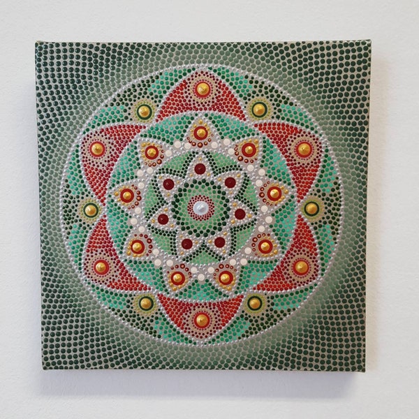 Dot Painting Artwork Etsy