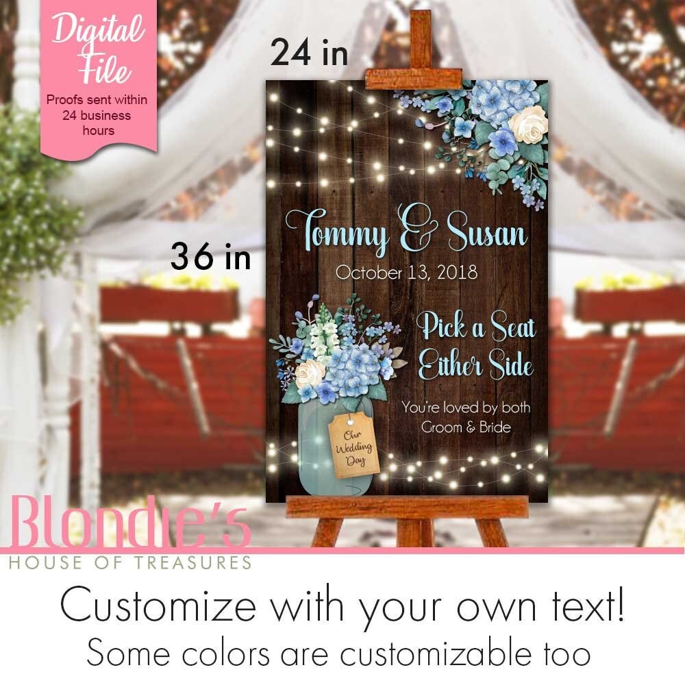 Wedding Seating Sign With Wood Background and Glowing Lights - Etsy