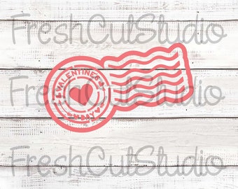 Valentines Stamp Cutter with Matching Stencil Option