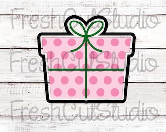 Christmas Present Cookie Cutter