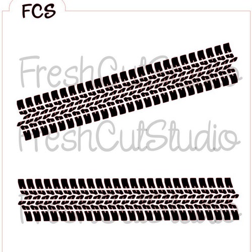 Fast Shipping Tire Tracks Stencil Cookie Stencil Truck Etsy
