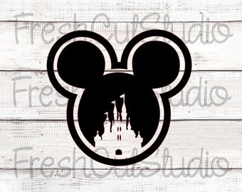 Mickey Head Cutter with Matching Stencil Option