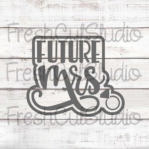 Future Mrs. Cutter with Matching Stencil Option