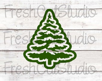 Winter Tree Cutter with Matching Stencil Option