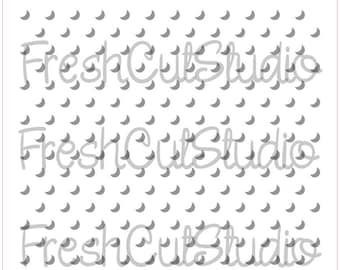 Golf Ball Background Stencil- Cookie Stencil