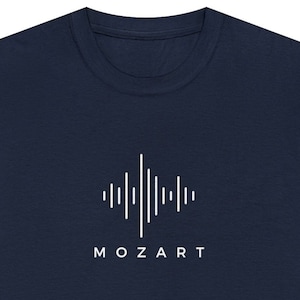 Music Tshirt Classical Music Tee Piano T-shirt Mozart t-shirt Composer Classical Mozart (USA customers)