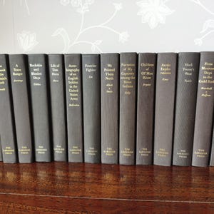 Vintage Lakeside Classics Set van 14 | R.R. Donnelley Geschiedenis van het Wilde Westen | Vergulde linnen hardcovers | Decoratief Amerikaans Westen