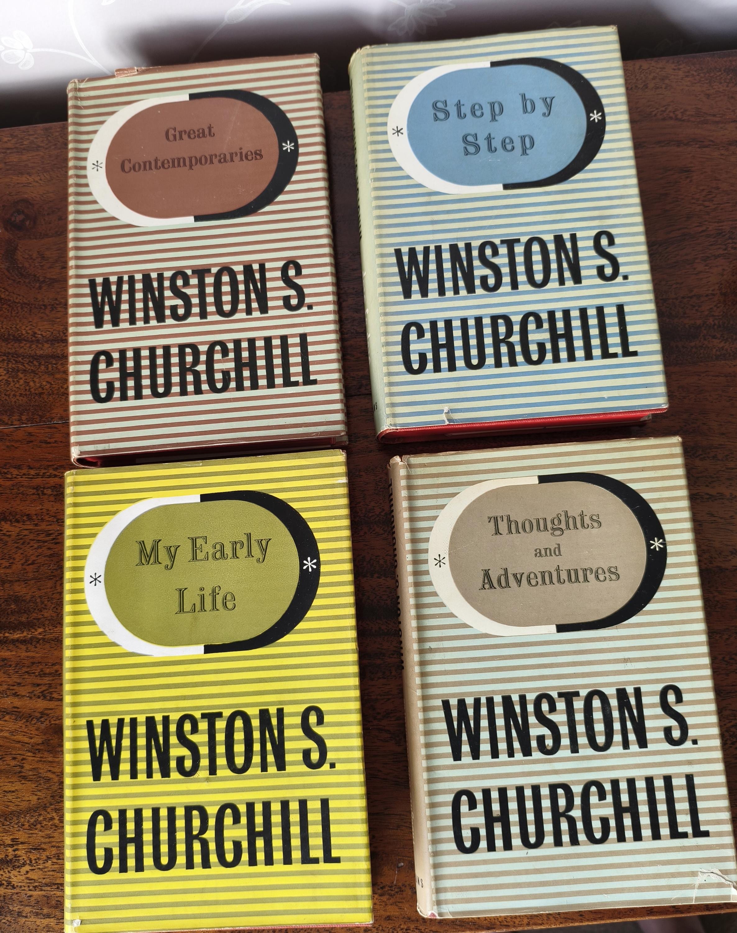 Winston Churchill Book Set - Etsy