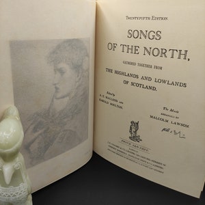 Rare Music Book Scottish Music Book Vintage Book Songs of The North Volume I Rare