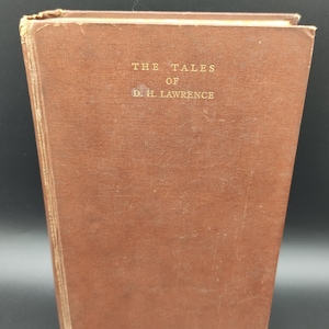 Rare Book First Edition Rare Book The Tales of D H Lawrence 1934 Gift Literature Rare Book First Edition