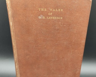 The Tales of D.H. Lawrence, 1934 First Edition, Rare Book