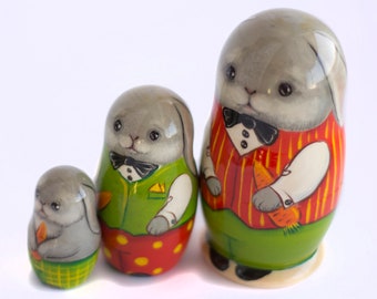rabbit nesting dolls