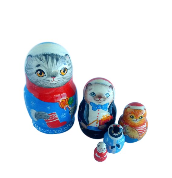 christmas nesting dolls