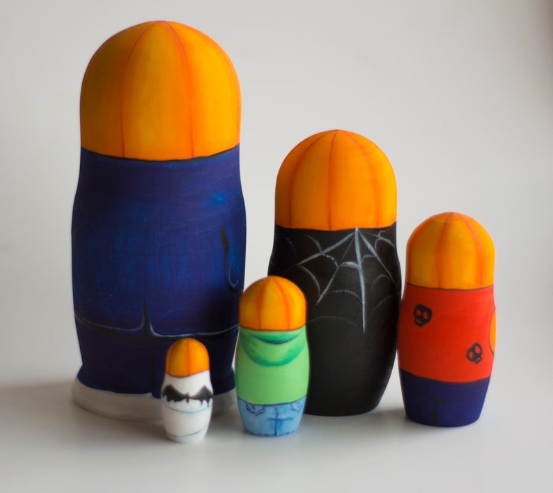 pumpkin nesting dolls