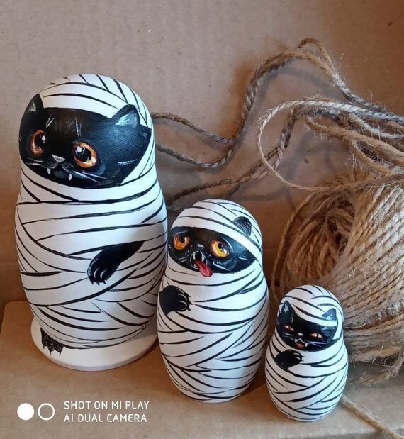 halloween nesting dolls