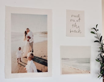 Printed Linen Wall Hanging