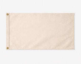 Custom Canvas Flag, Printed Lettering/Image, Personalized Wall Banner