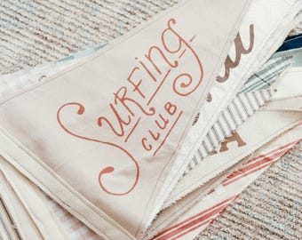 Ready to Ship Surfing Club Canvas Penannt