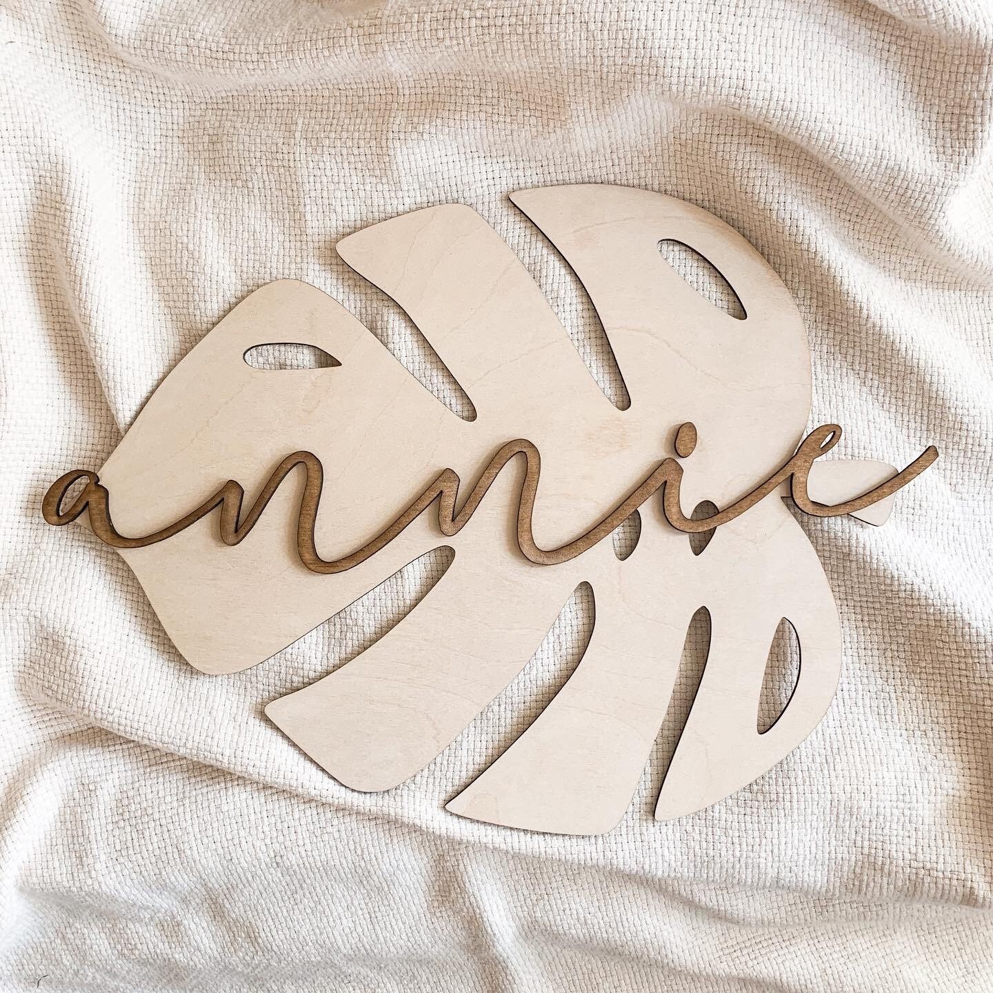 Panneau de Nom Monstera // Boho Baby Shower Signe Pépinière Botanique //