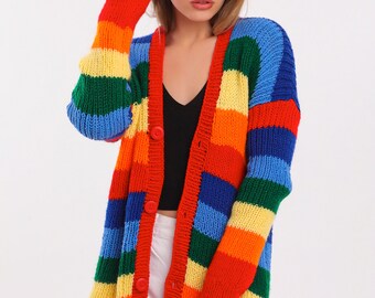 Lgbt Cardigan - Etsy UK