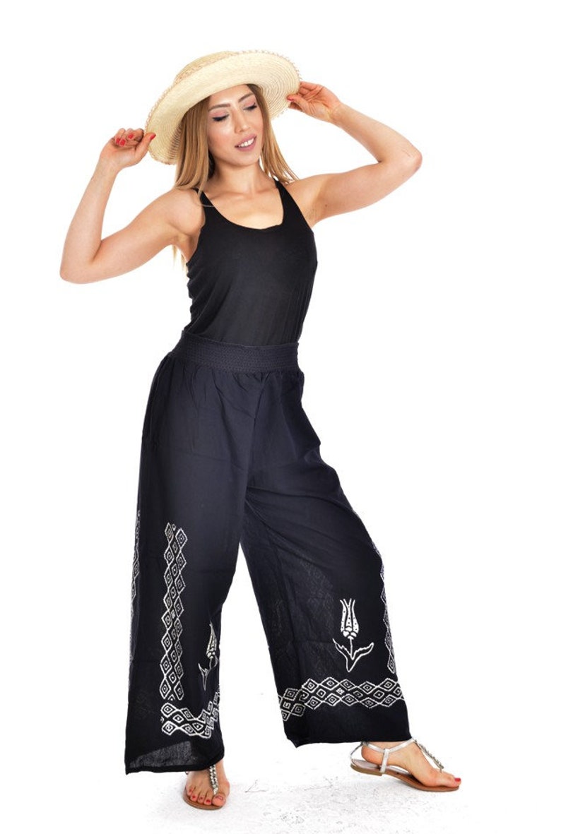 Women pants Palazzo pants Lounge pants Women yoga pants Flow pants Natural pants women Natural Clothing
