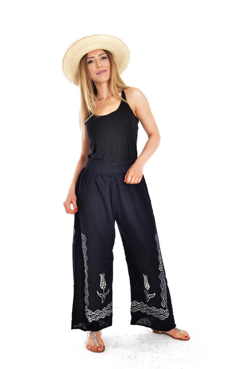 Natural pants women Natural Clothing Women yoga pants Palazzo pants Women pants Lounge pants Flow pants