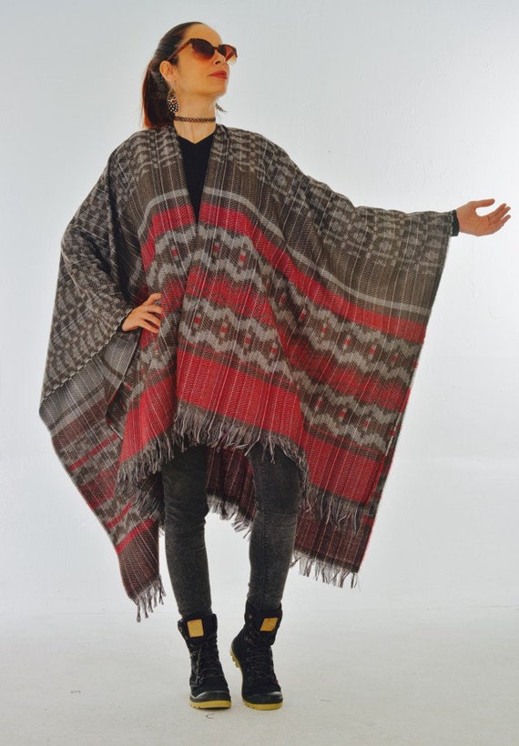 women's plus size poncho sweater
