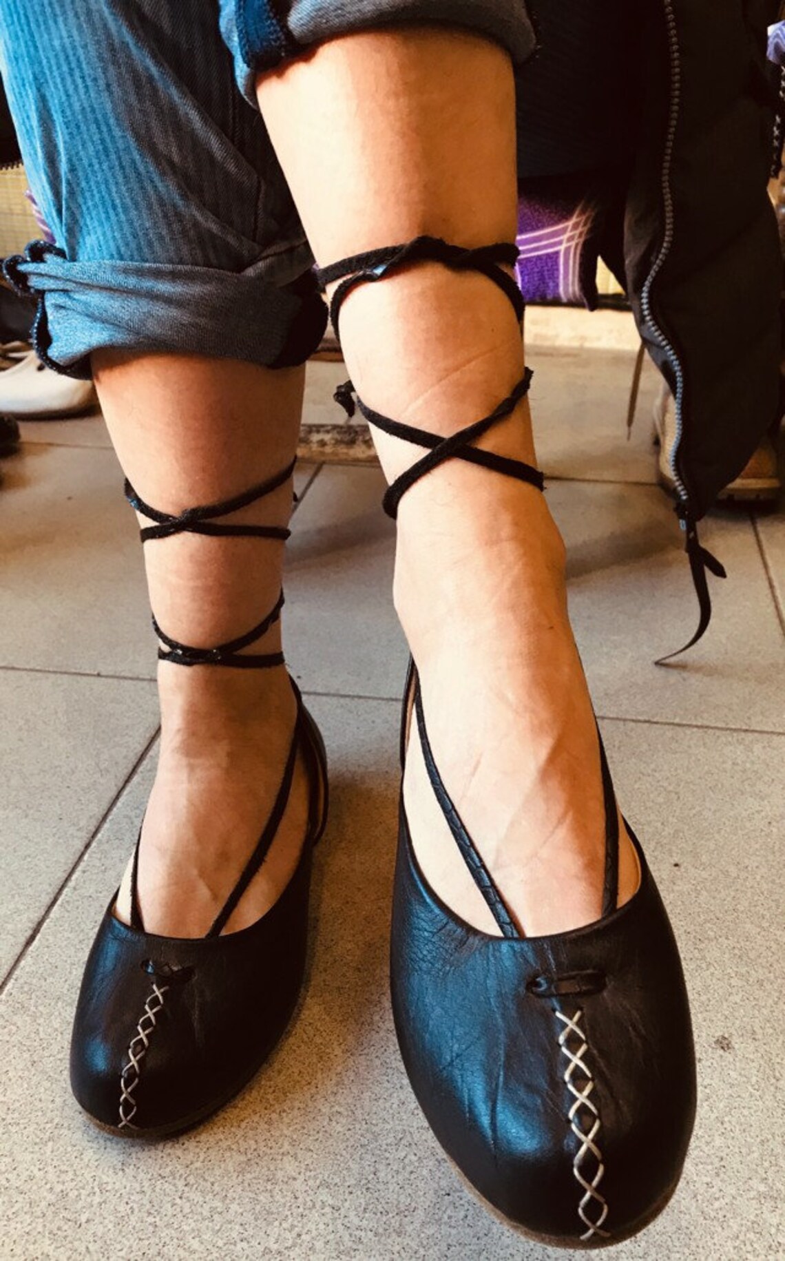 black flat summer sandals