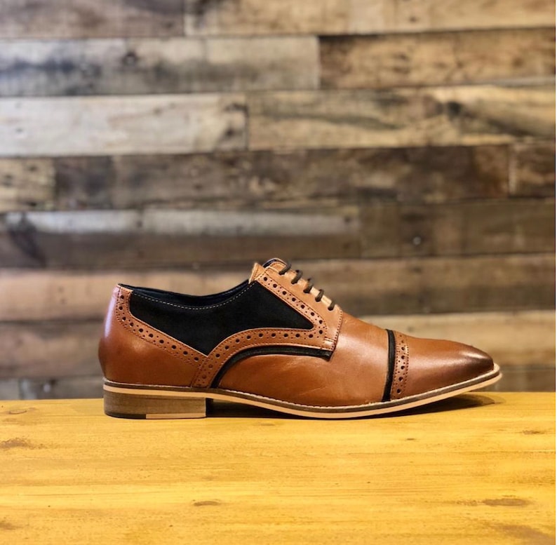 TanNavy Genuine Leather Shoes