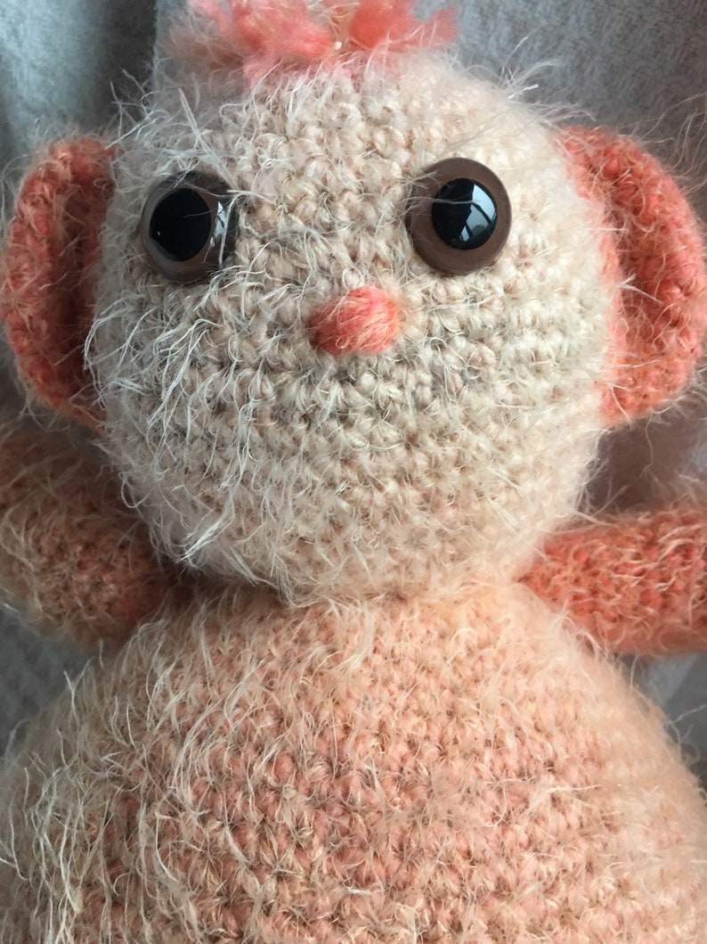 Crochet teddy bear overfed Fred FREE SHIPPING