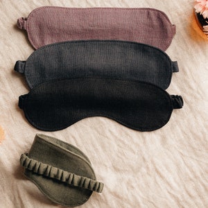 Sleep mask, Linen sleep mask, Sleep mask set