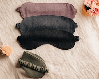 Sleep mask, Linen sleep mask, Sleep mask set