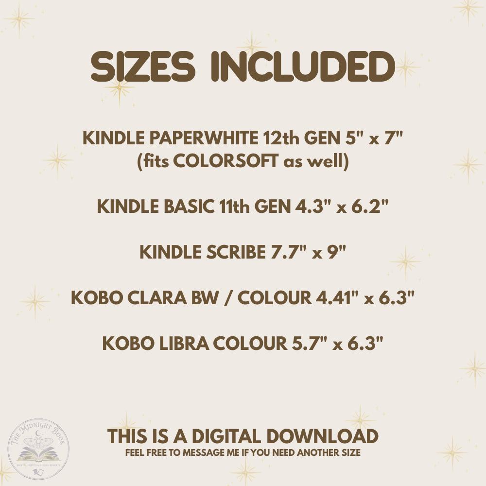 Fantasy Vintage Aesthetic | Printable Bookish Kindle and Kobo Insert ...