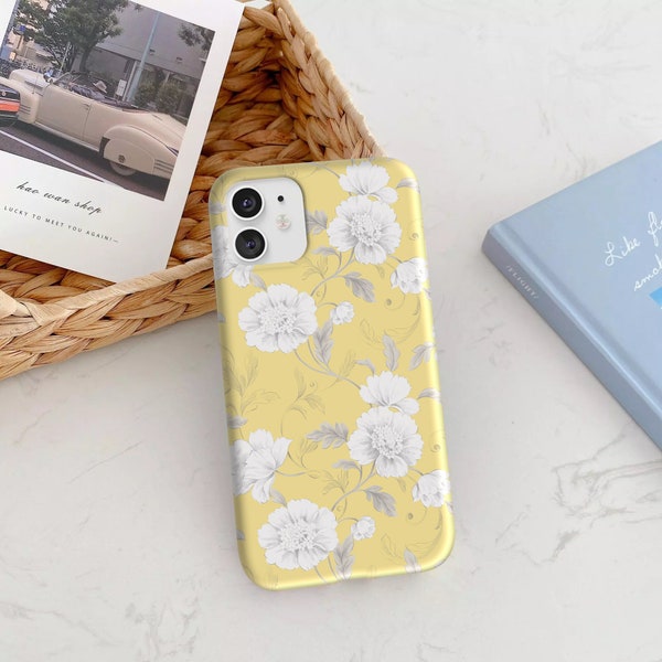 Yellow flower case iPhone 14 12 11 Pro Max iPhone 13 Pro case iPhone XR iPhone XS Max Apple iPhone X iPhone 7 iPhone 8 Plus iPhone 6 in133