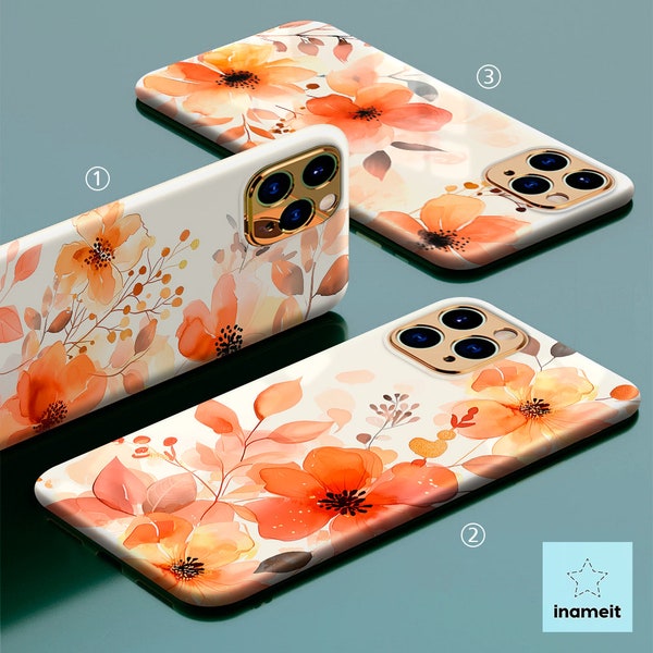 Watercolor flower case Sony Xperia XZ1 C5 Z Xperia 10 iv v iii Plus Sony 5 v II Sony xz 3 Xperia 1 iv iii v Xperia xr Sony XA 1 gift in529