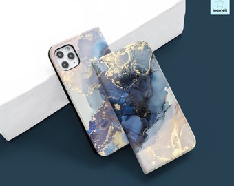 Marble wallet case for iPhone 13 mini 15 14 Plus 12 11 x Google Pixel 7 pro 7a 6a 6 5a 5 Samsung S23 S21 S20 FE S22 Ultra S10 A71 a32 in464