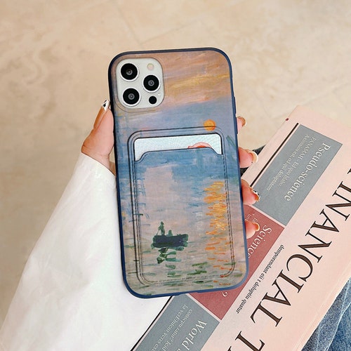 Monet Card Pocket Case For Iphone 12 Pro Max Case Iphone 11 Etsy Australia