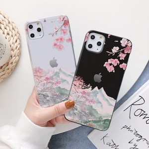 Sakura clear case iPhone 14  12 Pro Max iPhone 11 iPhone XR iPhone XS Max Apple iPhone X Case iPhone 7 Plus iPhone 8 Plus iPhone 6s in152