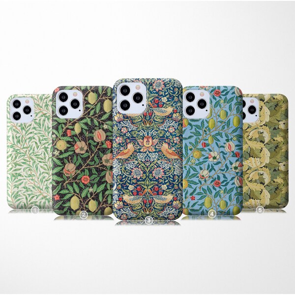 William Morris case for Google Pixel 7 pro 5a Pixel 4A 5G OnePlus Nord N10 5G Google Pixel 4 xl Pixel 3A XL Pixel xl OnePlus Nord N100 in65