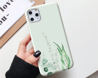 Eucalyptus case for Samsung S23 S21 Ultra Samsung S20 S10 S9 S8 Samsung S20FE 5g Note 8 9 10 20 Samsung A9 Samsung Z Galaxy A52 5G A70 in214