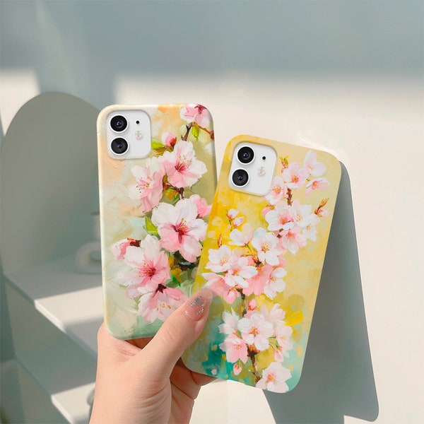 Sakura watercolor case Sony 10 iv v iii Plus Sony Xperia 5 v II Sony xz 3 Xperia 1 iv iii v Xperia xr Sony XA 1 Xperia XZ1 C5 Z gift in508