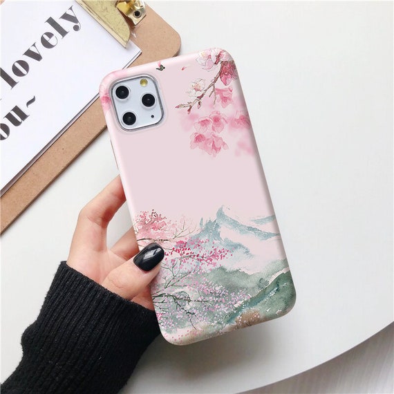 Cherry Blossom Case for iPhone 14 13 iPhone 12 11 Pro Max Case 